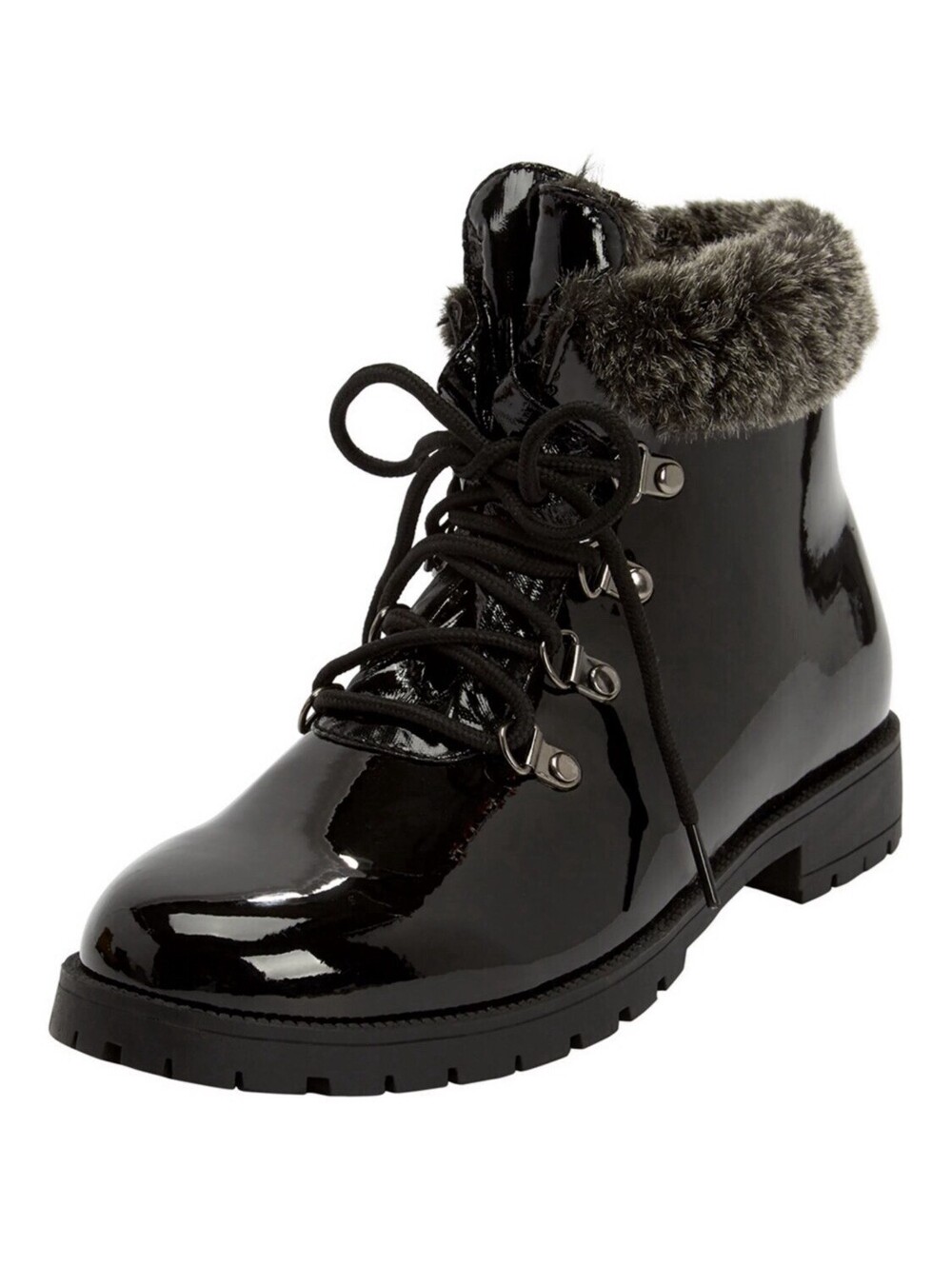 Comfortview Women's  The Patent  Hiker All-Weather Bootie